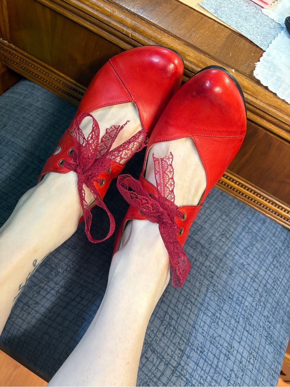 Mentha Retro Flamenco Shoes Women’s 37 or US 6.5 SS 2020
